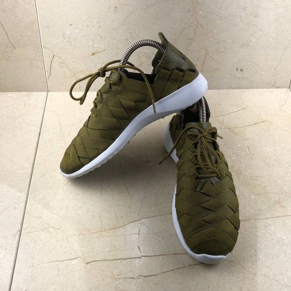 Nike Womens Juvenate Woven 833824-300 Olive Green Athletic Running Shoes US 6.5 - Picture 4 of 11
